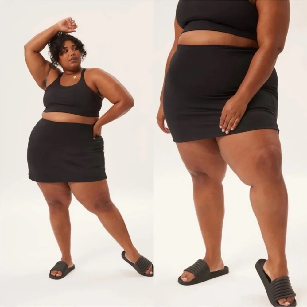 Girlfriend Collective Sport Skort - navy